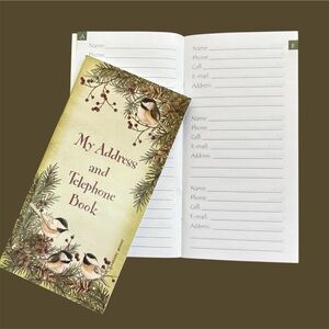 Chickadees address book new